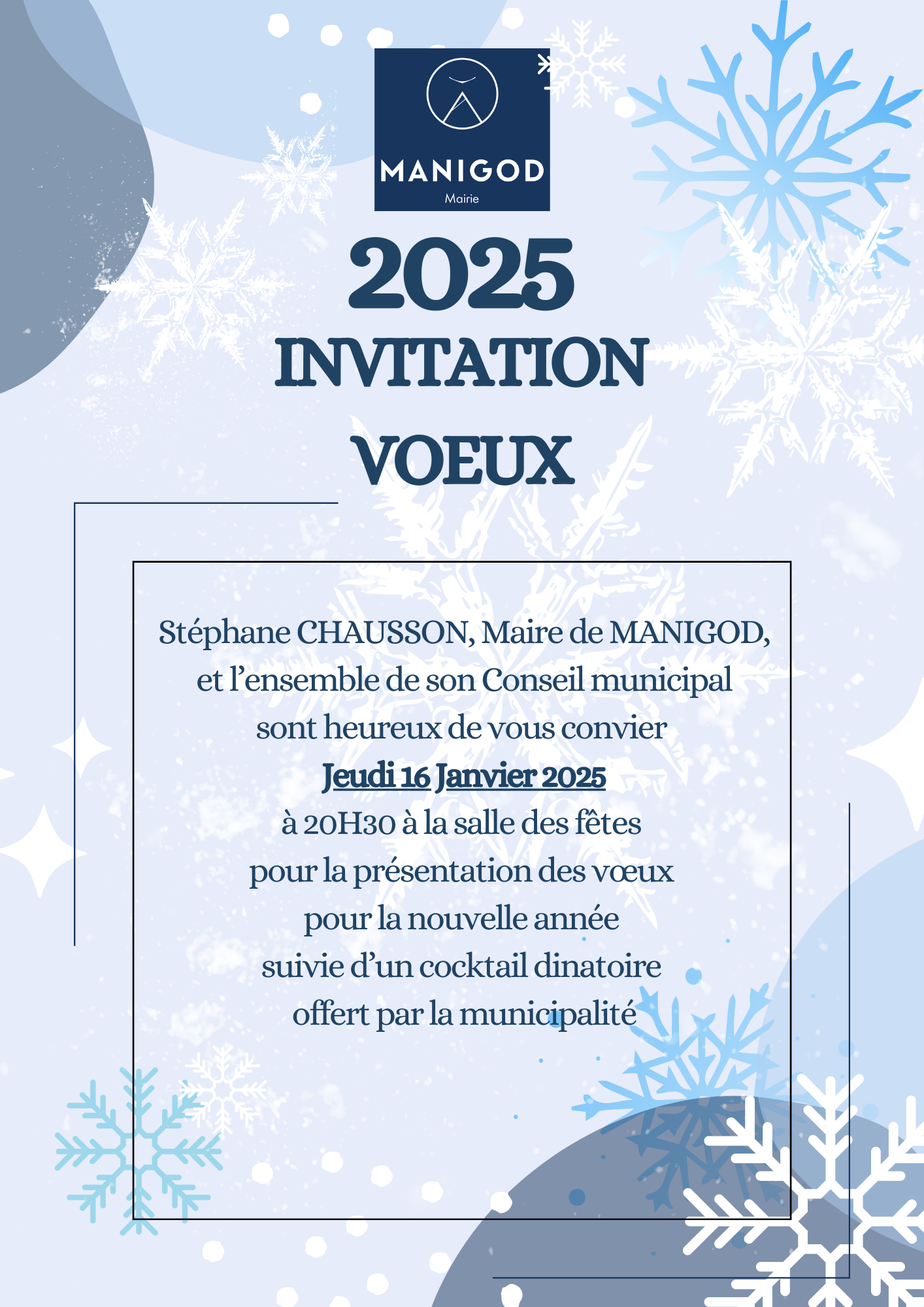 CEREMONIE DES VOEUX 2025