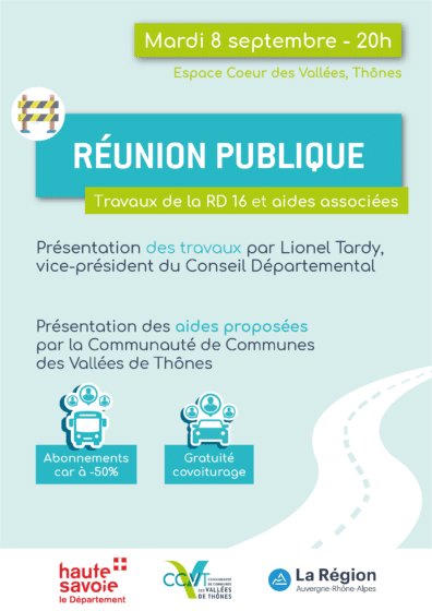 Réunion publique travaux RD16 🚧