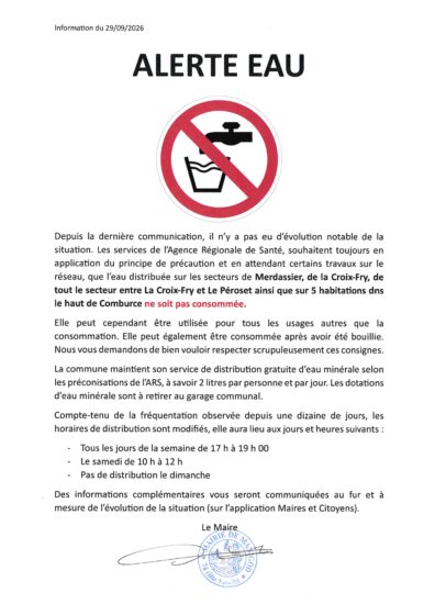 ALERTE EAU